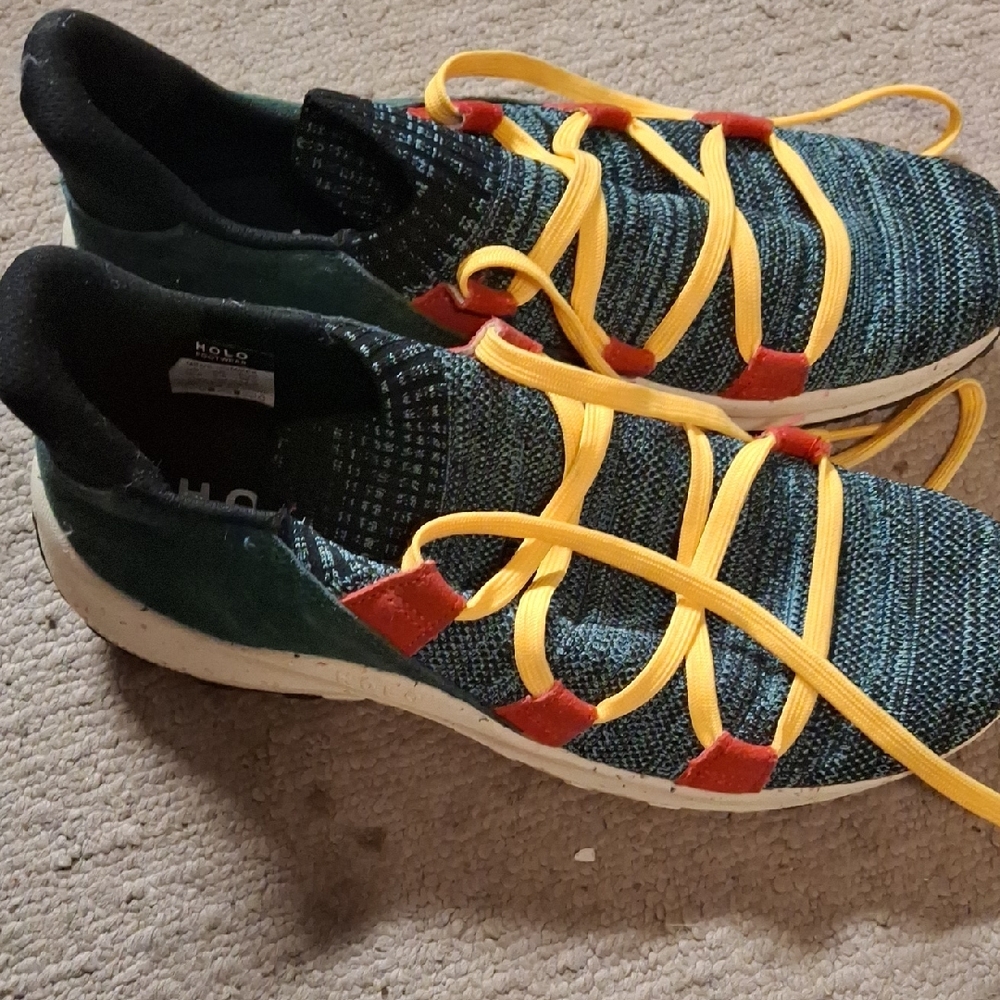 Kids Sneakers - Blue and Yellow